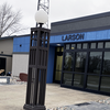 Signage is installed, and a garage fit for a hearse, signal a new era for the Larson Funeral Home, as the facility now sits atop the Pelican Rapids City Hall complex.  
The funeral home’s new home is the result of a collaboration with the city that has been underway for about the past two years.