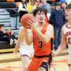In the final home game for the Pelican Rapids boys, Feb. 24 against Ada, Miguel Torres scored 12.