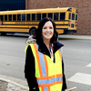 Andria Hart is one of three Pelican school staff who have mobilized a “High School Patrol” to improve safety during the highly traveled Highway 59 detour past the school’s back door.